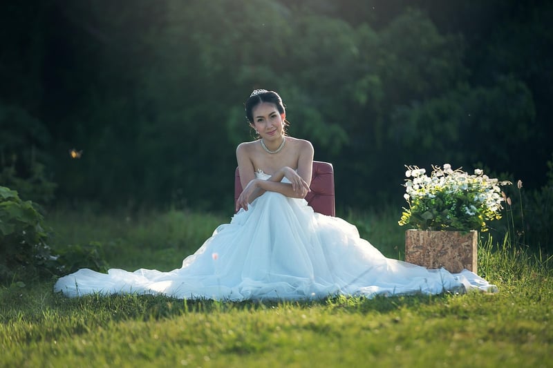 Bride in nature